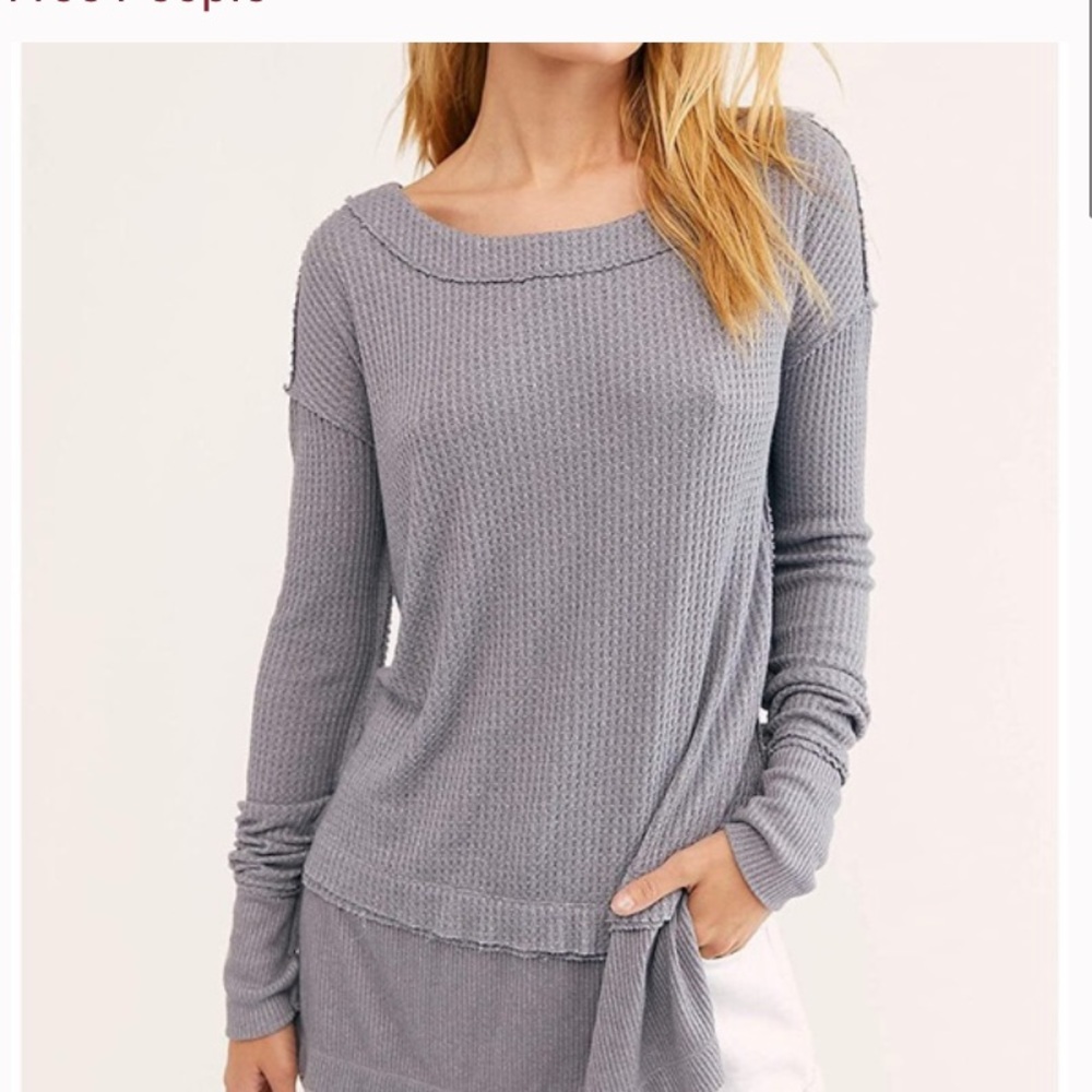 We The Free Northshore Thermal in Pale Blue, Sz M